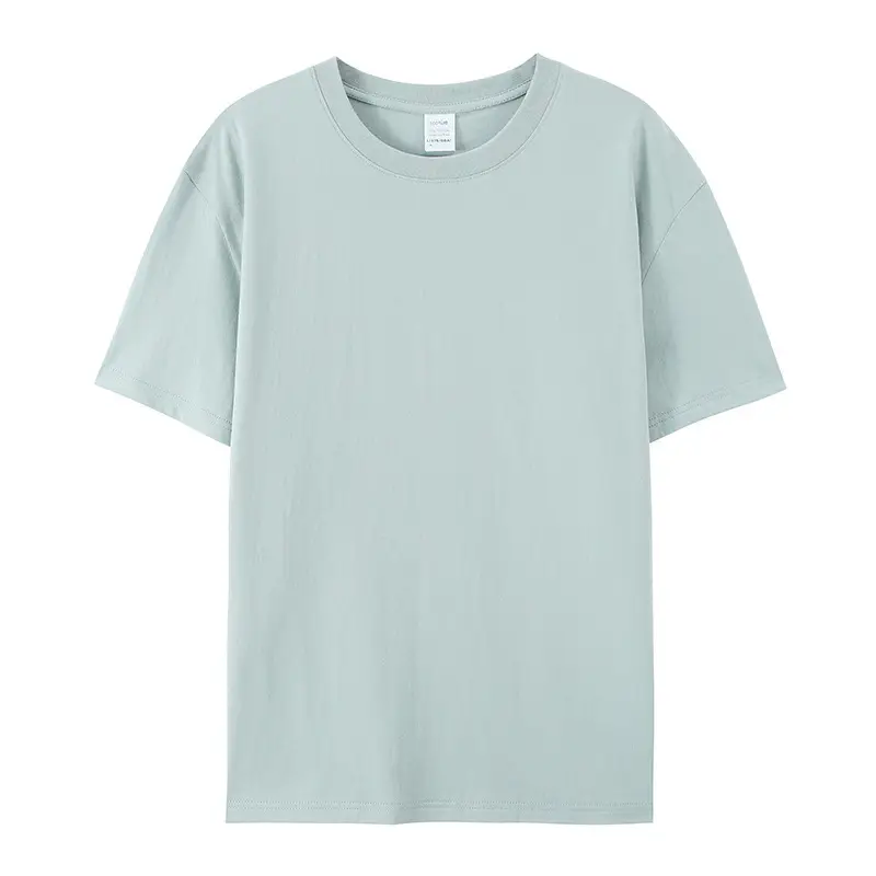 Men's Pure CoTTon Green T-Shirt Round Neck Summer - Image 8