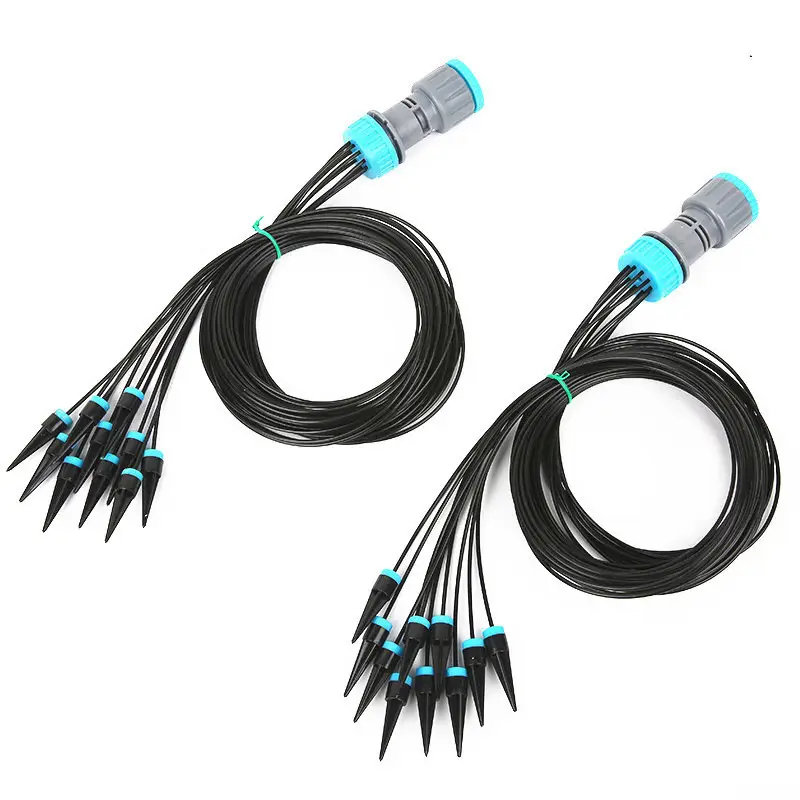 Cross-Border 10-Head Drip Irrigation Kit, Lazy Watering Tool, Water Seepage, Home Drip Irrigation for Succulent Plants