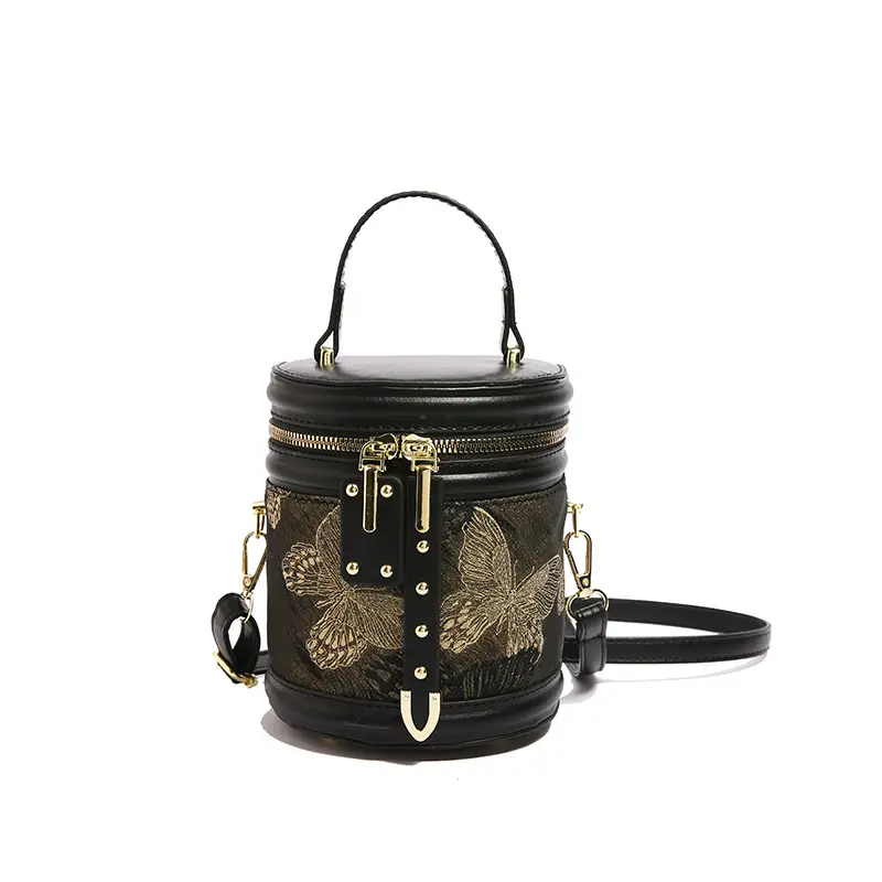 Pink Embroidered Women's Shoulder Bag 2024 - Image 2