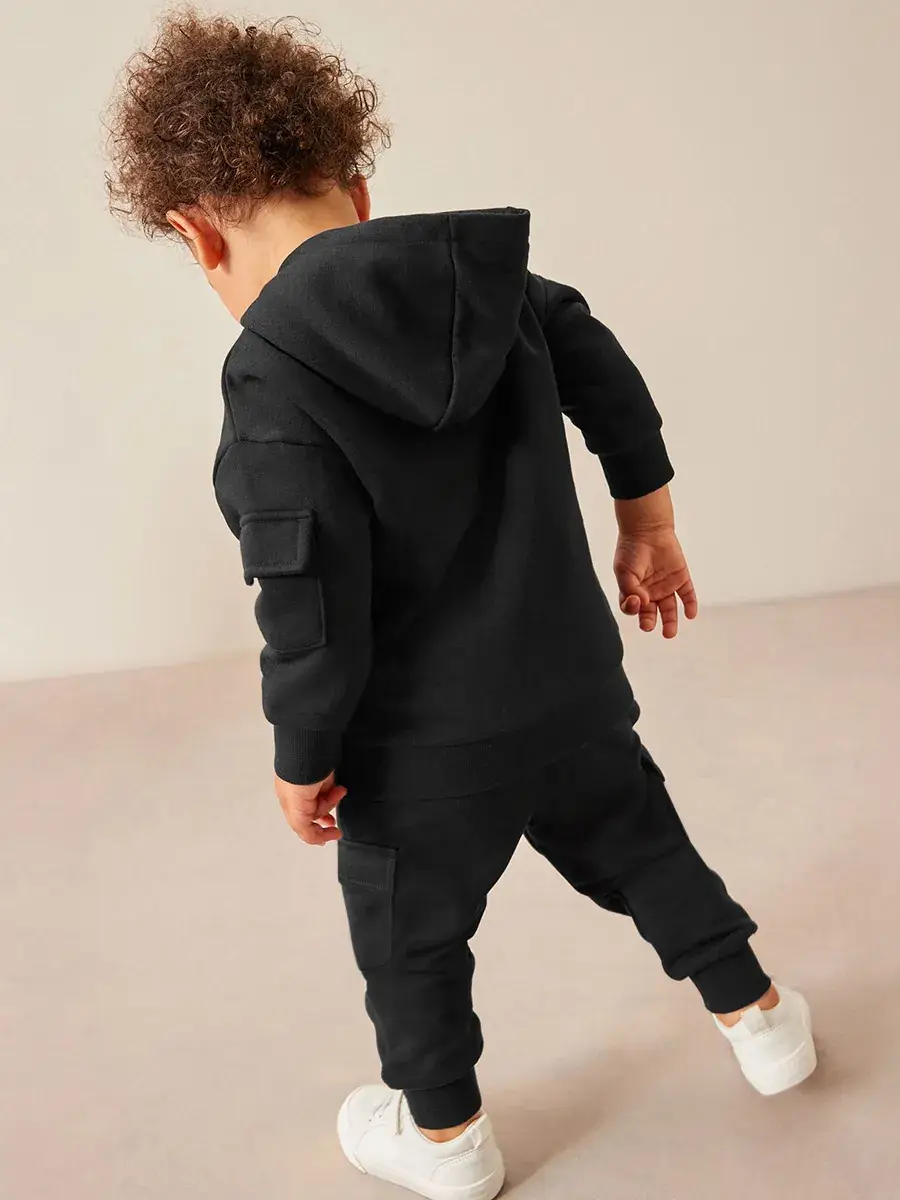 Little Maven European and American Boys Hooded Sweatshirt Suit 2024 Autum New Long-Sleeved Boys Sweatshirt Suit