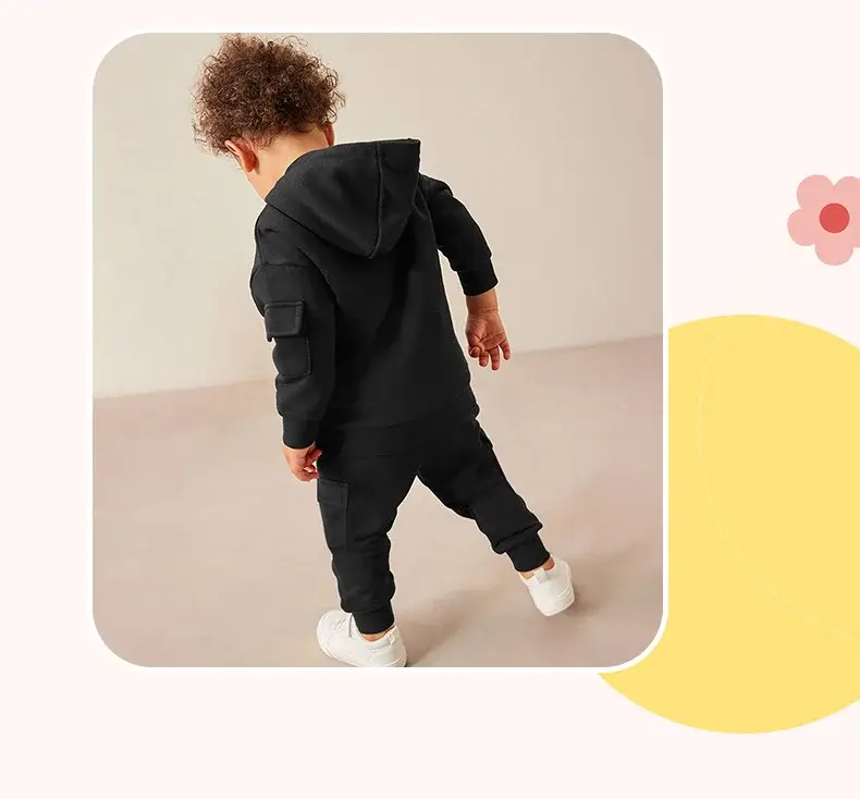 Little Maven European and American Boys Hooded Sweatshirt Suit 2024 Autum New Long-Sleeved Boys Sweatshirt Suit — feature 6