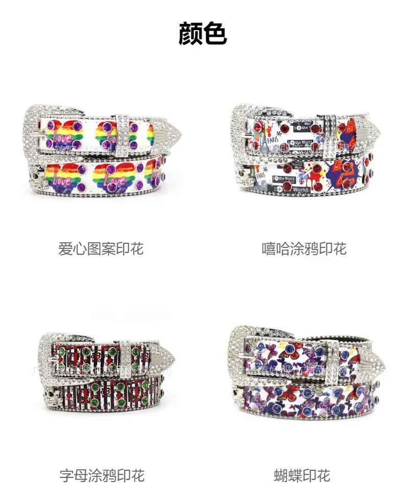 Punk Butterfly Belt Women Rhinestone Y2K Belt — feature 6