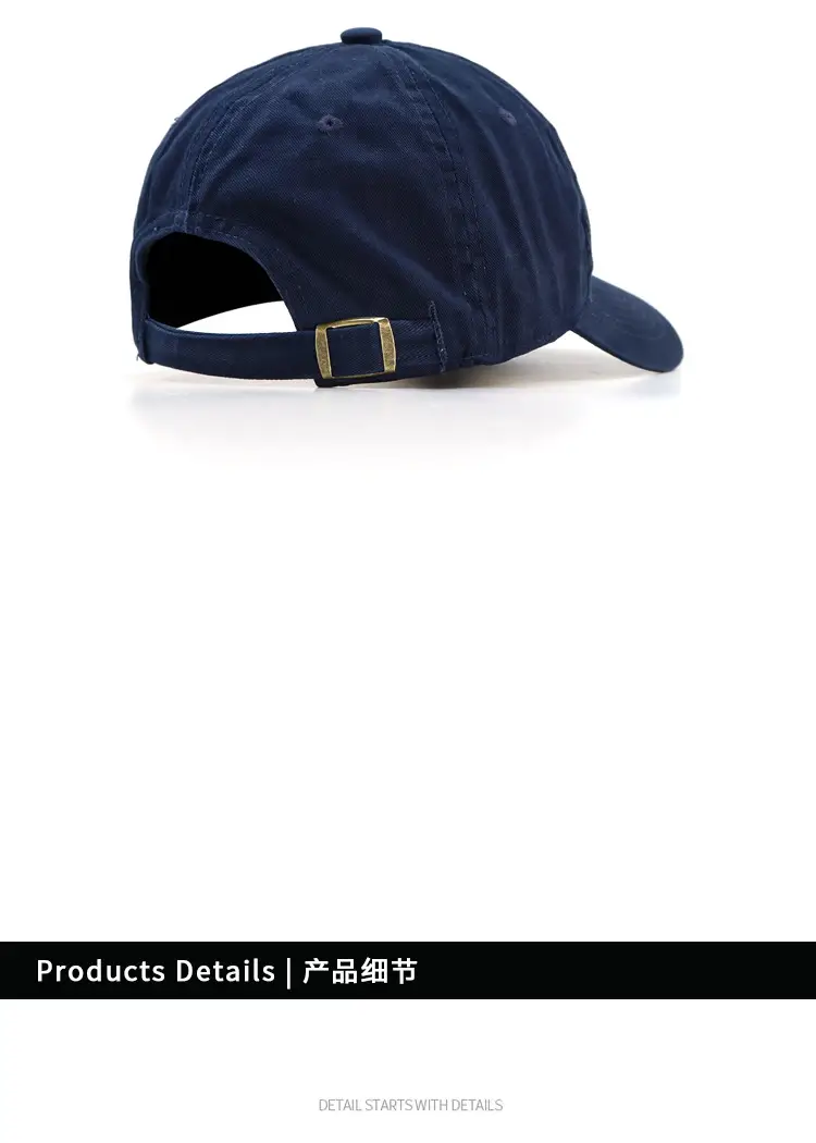 Navy Blue Logo Cap for Men Women Clothing Accessories — feature 8