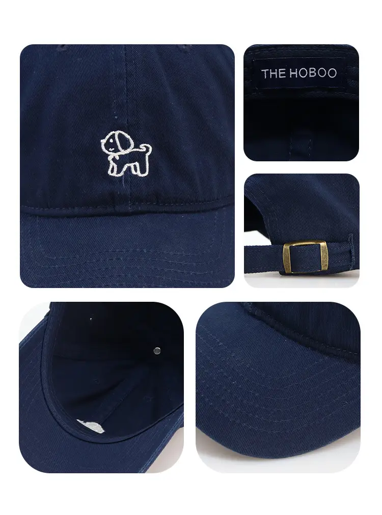 Navy Blue Logo Cap for Men Women Clothing Accessories — feature 9