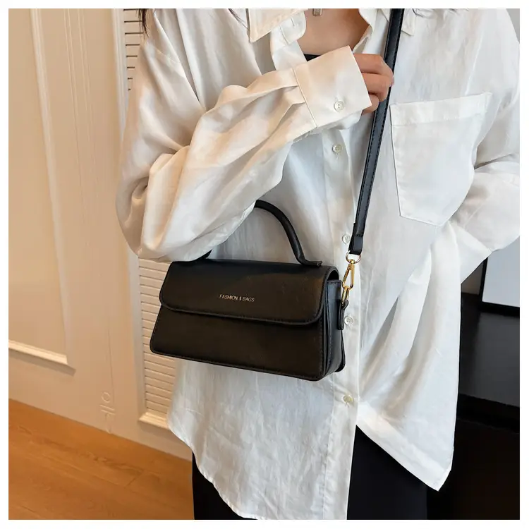 Vintage Brown Square Shoulder Crossbody Bag for Women — feature 13