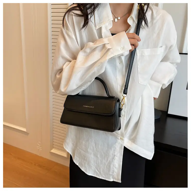 Vintage Brown Square Shoulder Crossbody Bag for Women — feature 14