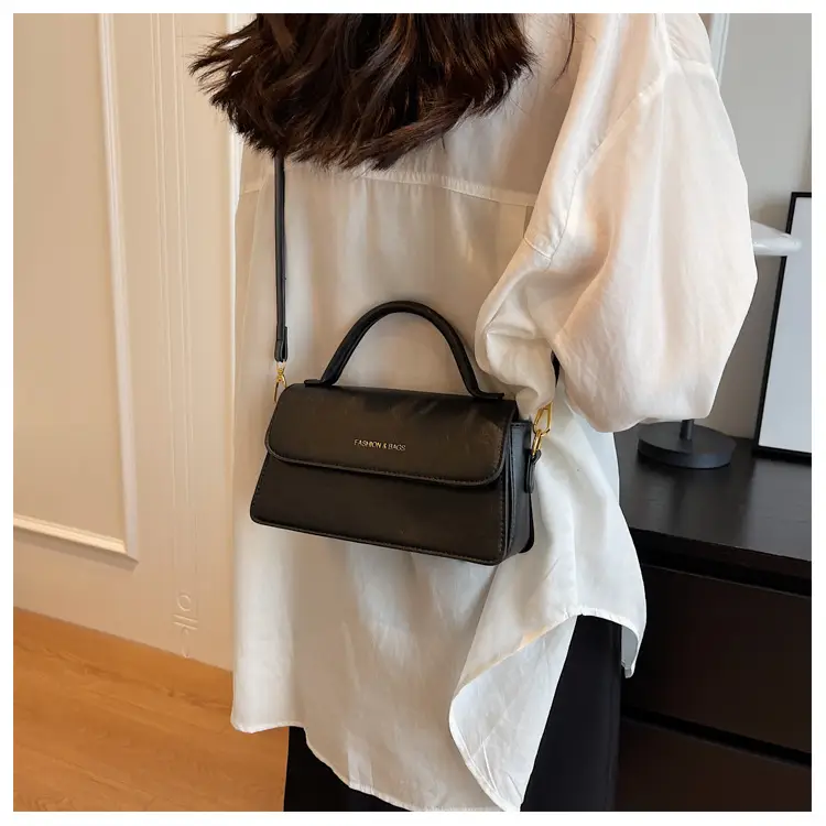 Vintage Brown Square Shoulder Crossbody Bag for Women — feature 15