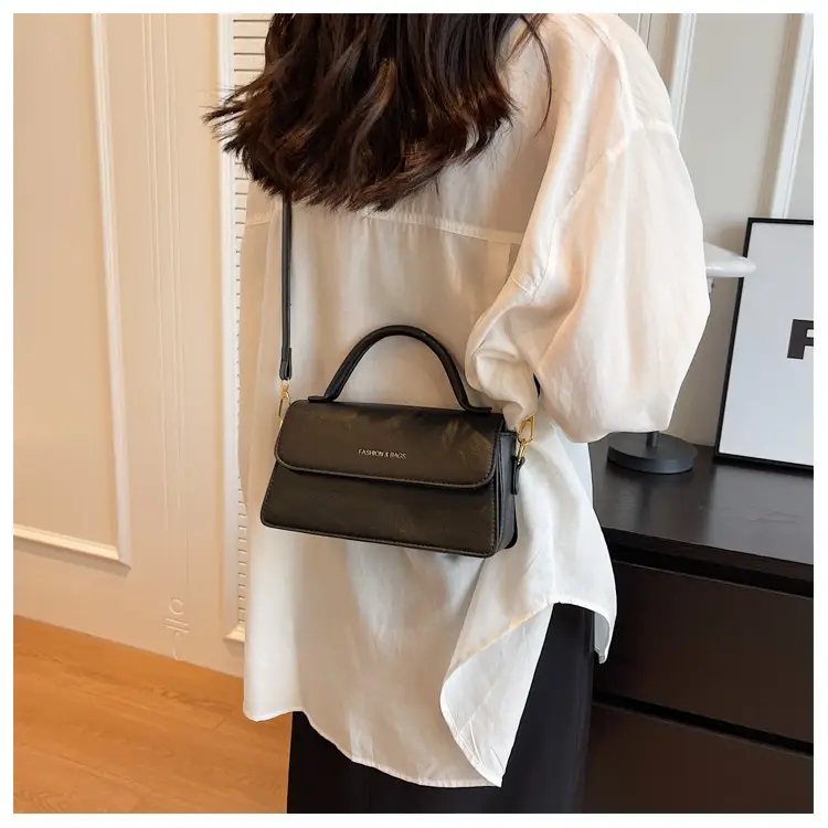 Vintage Brown Square Shoulder Crossbody Bag for Women — feature 16