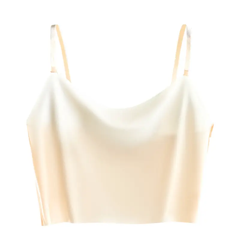 Ice Silk Small Sling Summer Thin Anti-penetration Inner Lining Wrap Chest with Non-chest Pad Anti-running Light Base and Non-marking Beautiful Back Tube