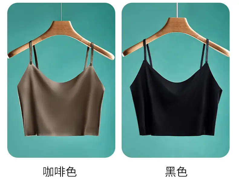 Ice Silk Small Sling Summer Thin Anti-penetration Inner Lining Wrap Chest with Non-chest Pad Anti-running Light Base and Non-marking Beautiful Back Tube — feature 13