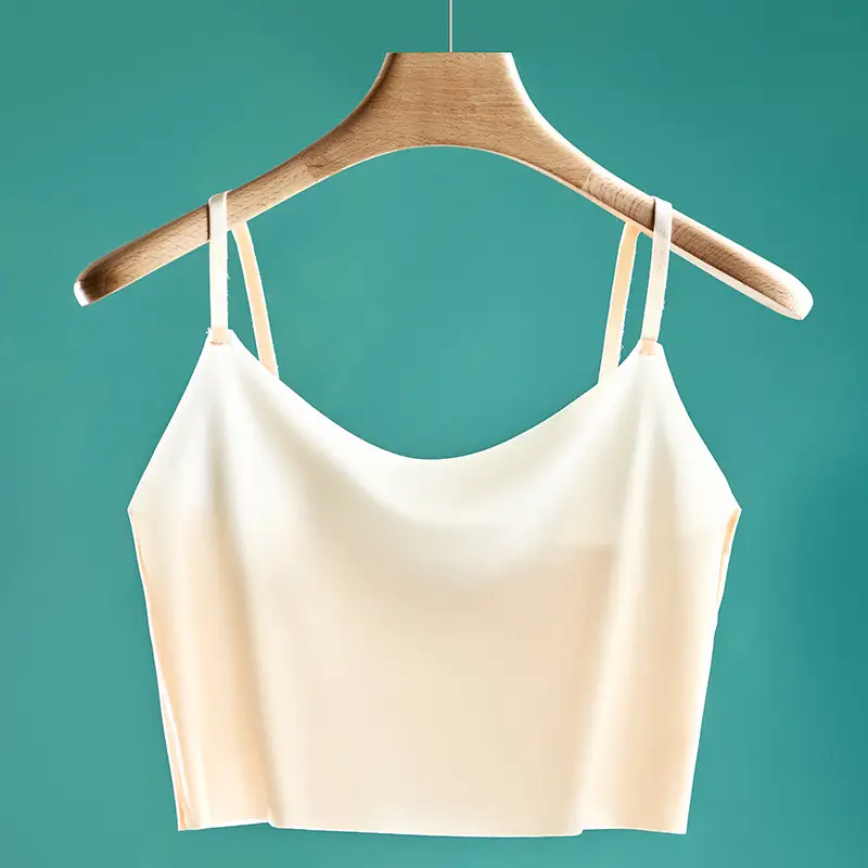 Ice Silk Small Sling Summer Thin Anti-penetration Inner Lining Wrap Chest with Non-chest Pad Anti-running Light Base and Non-marking Beautiful Back Tube