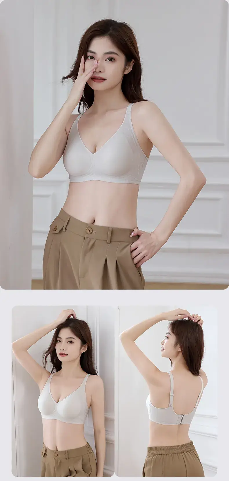 Jelly Gel Seamless Underwear Women's White — feature 22
