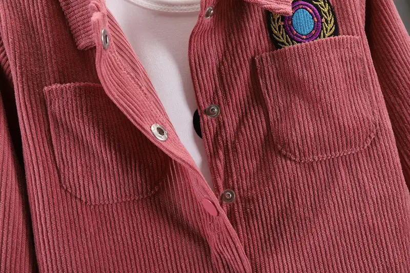 Wholesale autumn boys and girls baby autumn two-piece set boys and girls Korean fashion corduroy shirt two-piece set — feature 11
