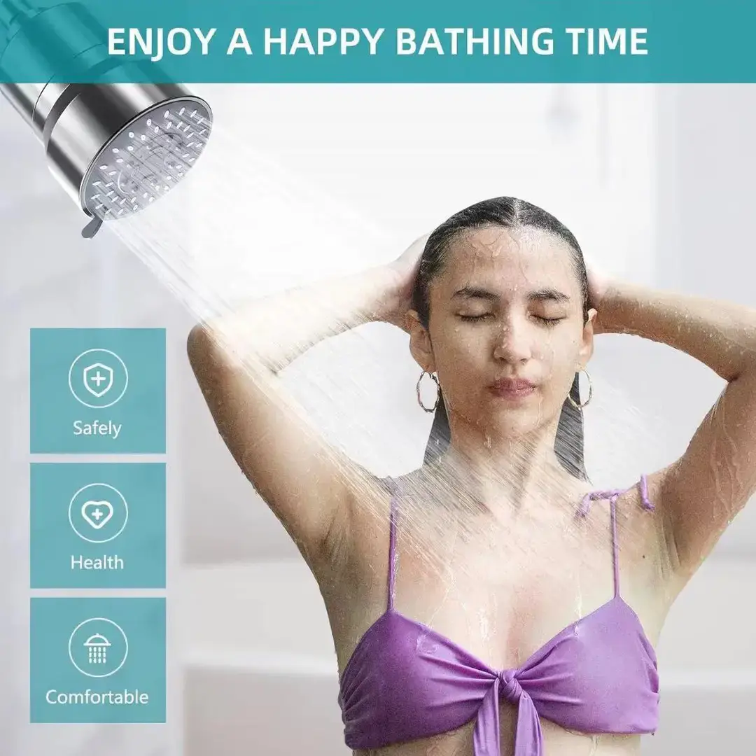 Cross-border new products foreign trade Amazon water purifier 20-layer filter concealed shower head multifunctional integrated shower head - Image 6