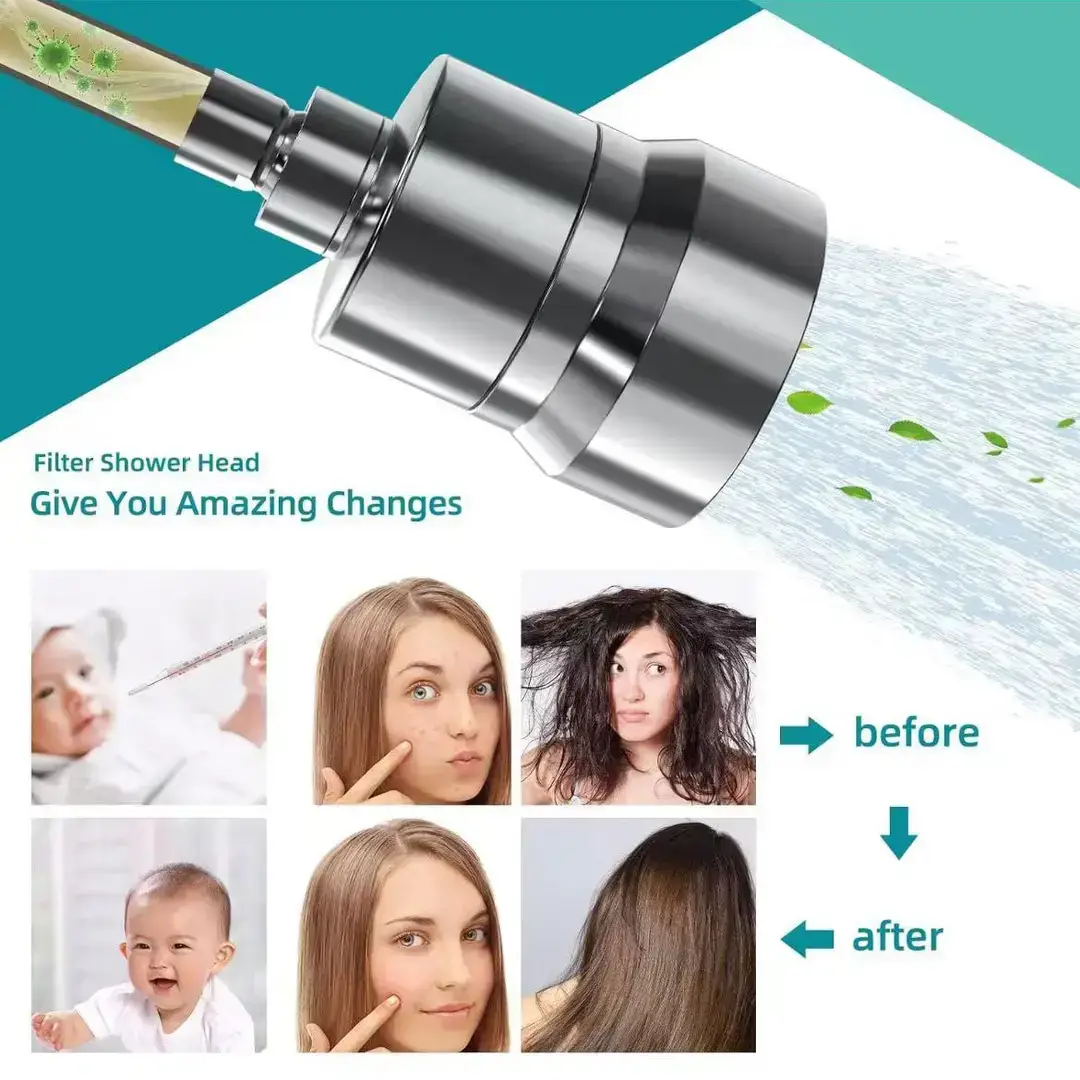 Cross-border new products foreign trade Amazon water purifier 20-layer filter concealed shower head multifunctional integrated shower head — feature 6