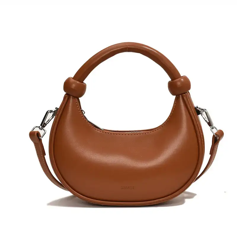 Black Textile Shoulder Bag for Women - Image 2