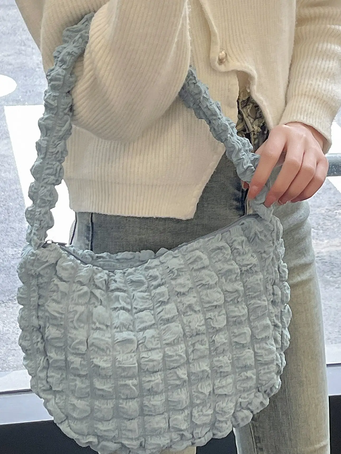 Pink Bubble Crossbody Bag for Women — feature 15