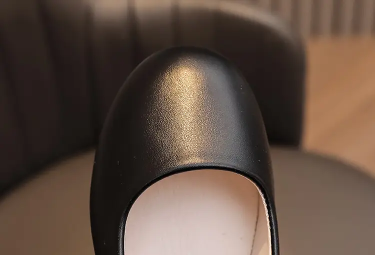 Girls Leather Shoes Black College Children's Leather Shoes Small Shoes Chorus Performance Princess Students Soft Sole Single Shoes School Shoes — feature 12
