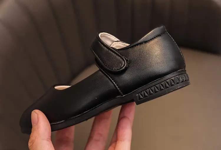 Girls Leather Shoes Black College Children's Leather Shoes Small Shoes Chorus Performance Princess Students Soft Sole Single Shoes School Shoes — feature 14