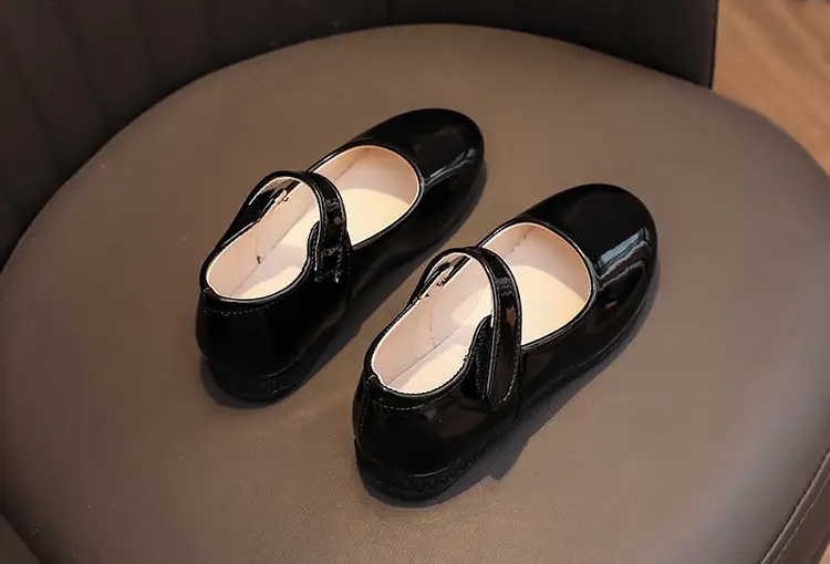 Girls Leather Shoes Black College Children's Leather Shoes Small Shoes Chorus Performance Princess Students Soft Sole Single Shoes School Shoes — feature 6