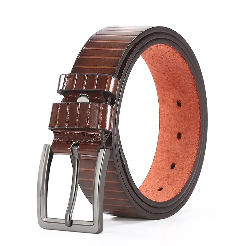 Men's PU Microfiber Belt with Pin Buckle 2024 New Suit - Image 6