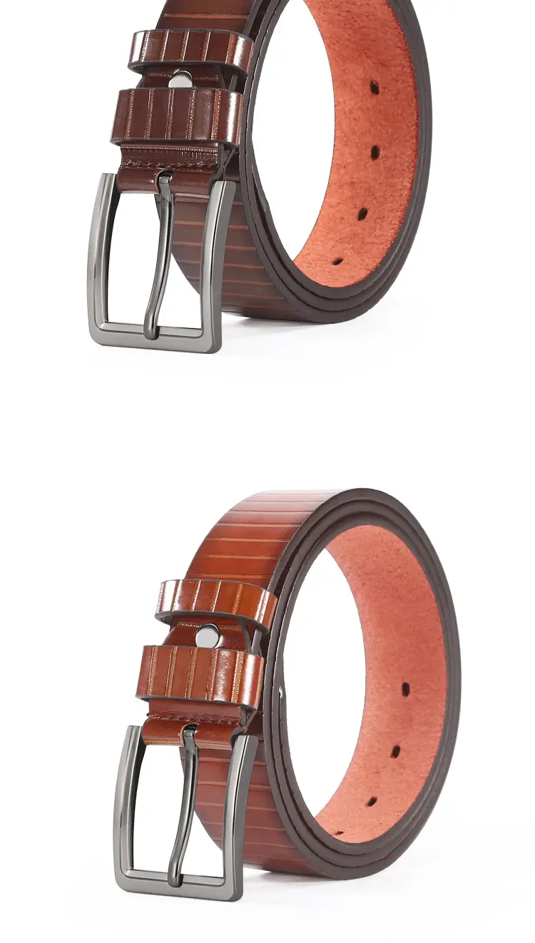 Men's PU Microfiber Belt with Pin Buckle 2024 New Suit — feature 10
