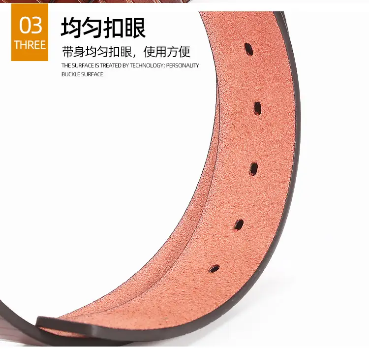 Men's PU Microfiber Belt with Pin Buckle 2024 New Suit — feature 7