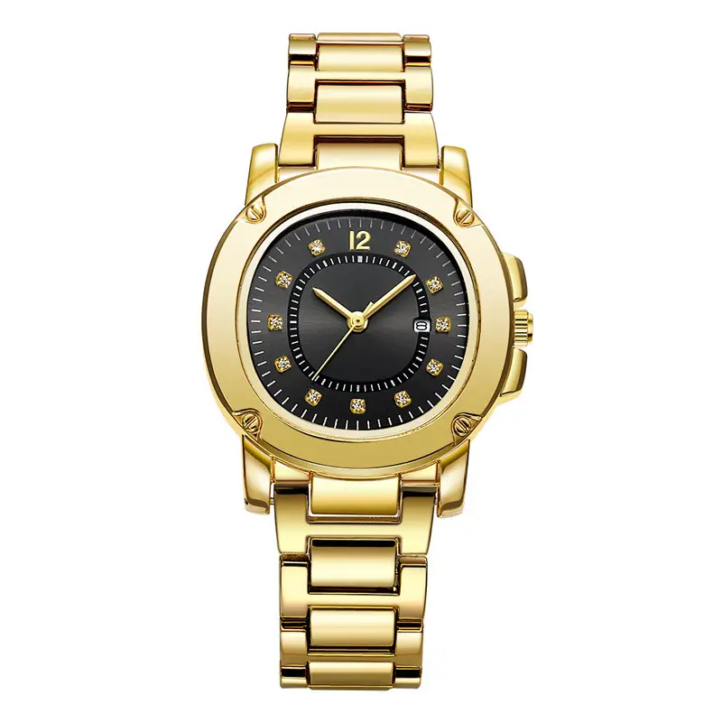 Women's Silver Date Quartz Alloy Band Watch - Image 2