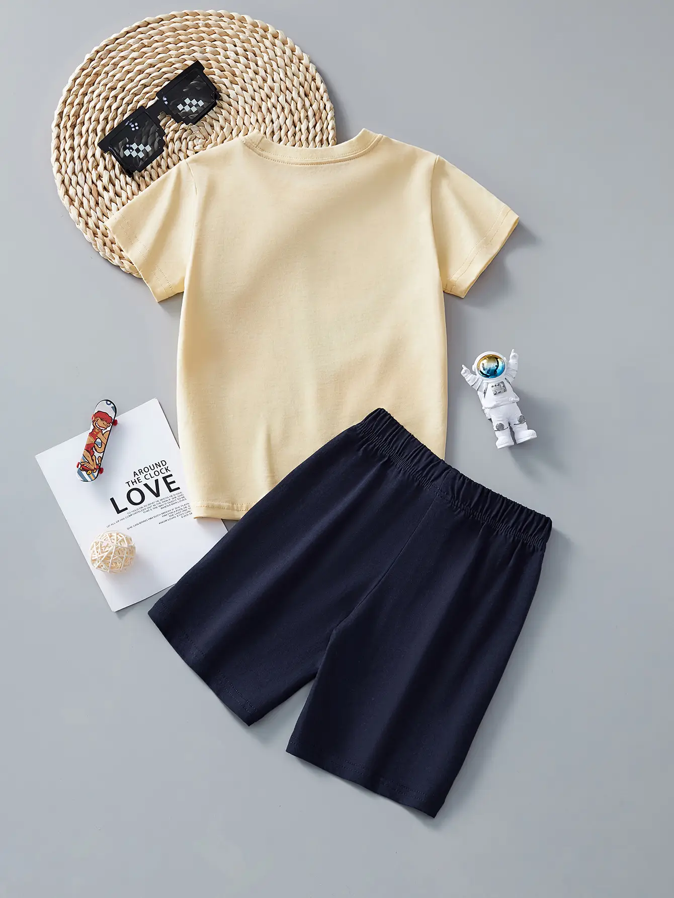 Children's Summer Short-Sleeve T-Shirt Suit 25Y - Image 3