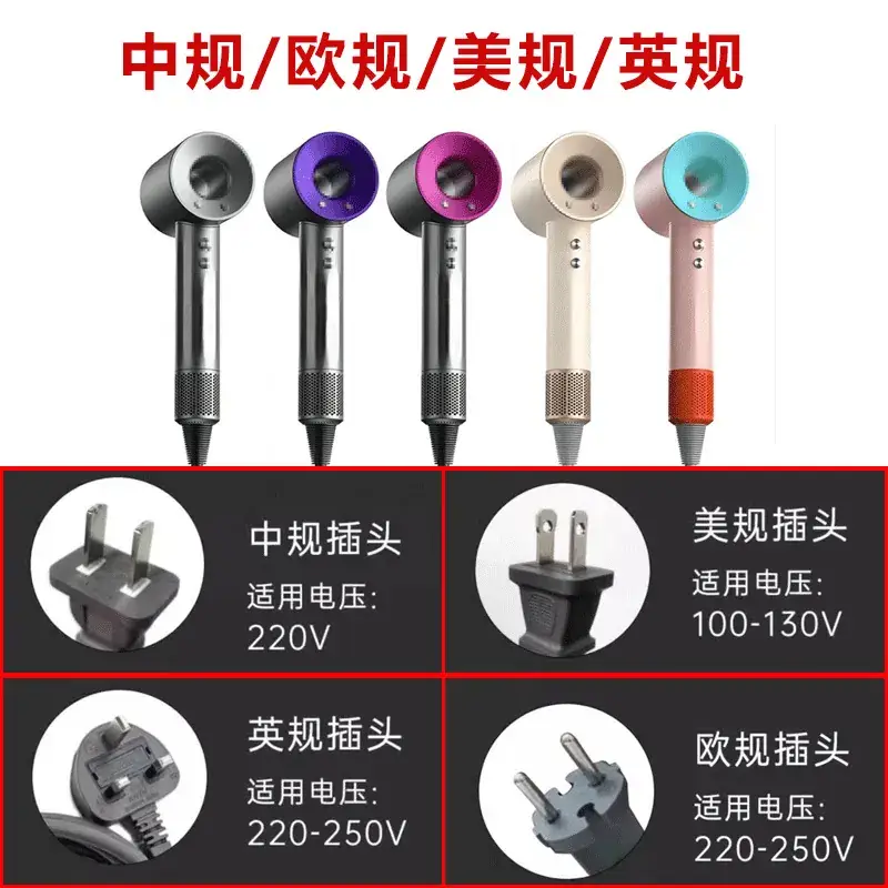 Purple Hair Dryer with Negative Ion Technology - Image 10
