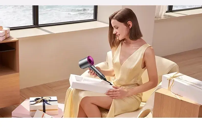 Purple Hair Dryer with Negative Ion Technology — feature 22