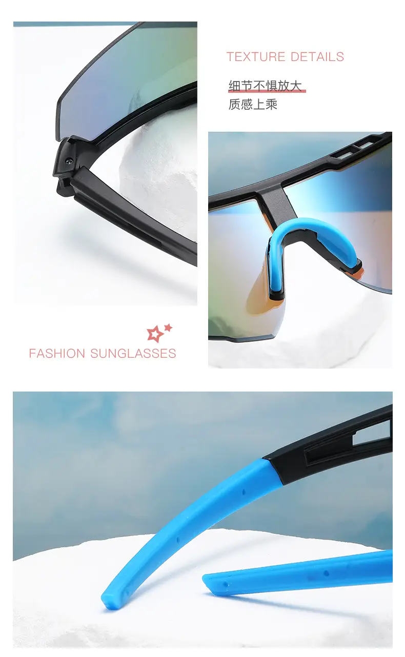 Men's Black Frame Windproof Sunglasses β feature 3