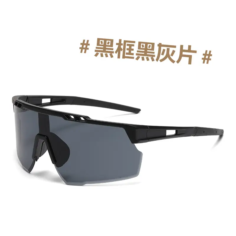 Men's Black Frame Windproof Sunglasses