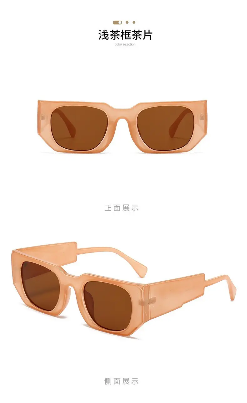 New Cross-Border Square Sunglasses Female European American Ins — feature 10