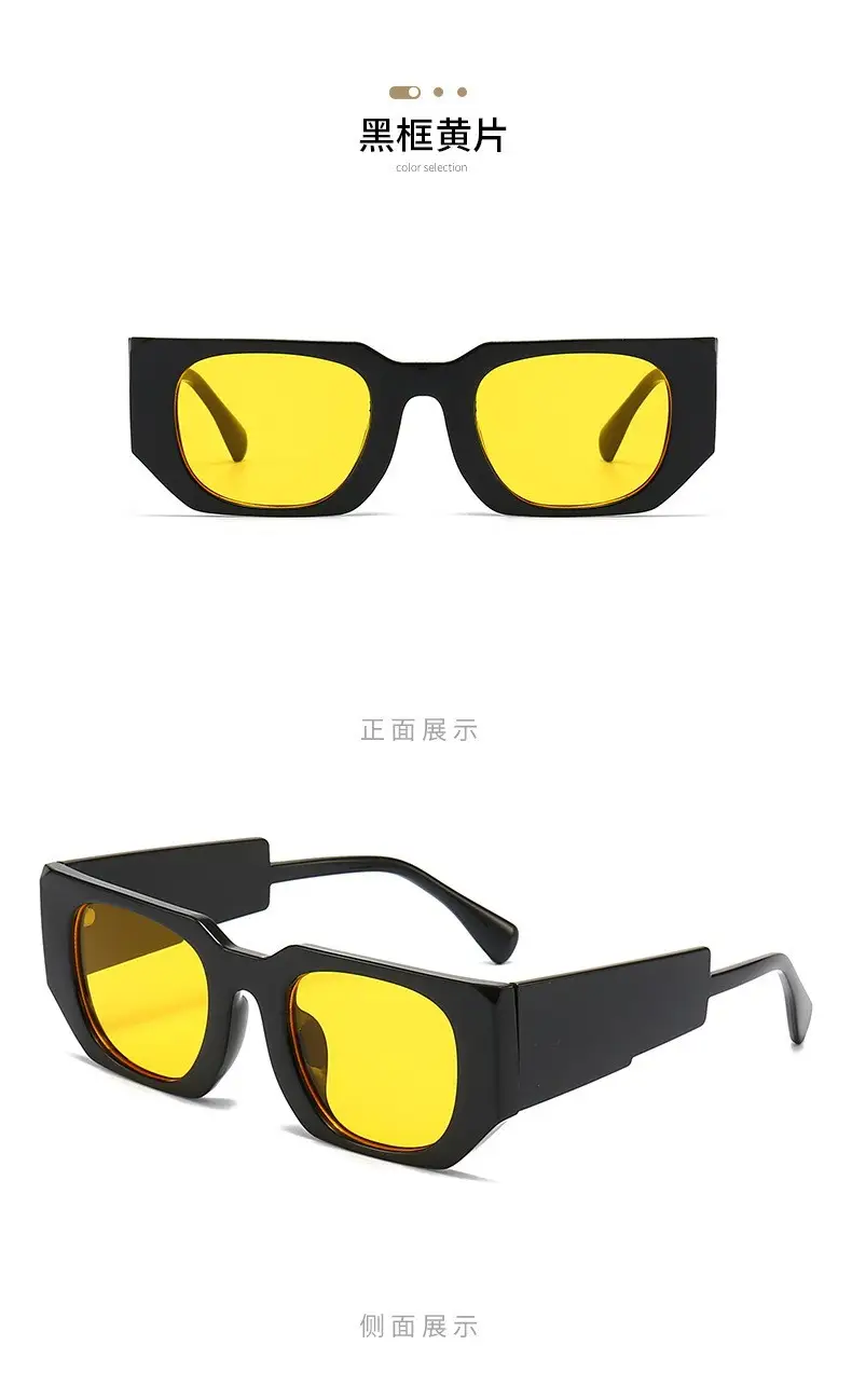 New Cross-Border Square Sunglasses Female European American Ins — feature 15