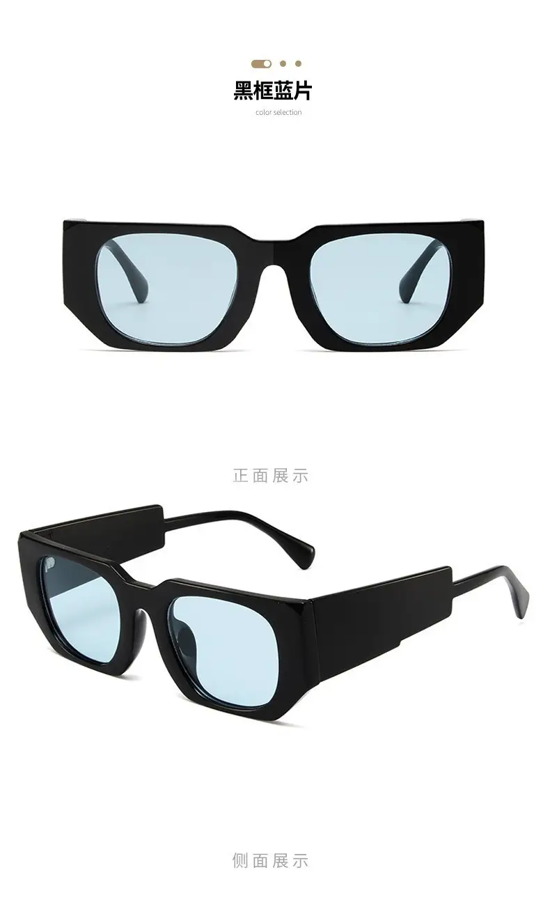 New Cross-Border Square Sunglasses Female European American Ins — feature 19