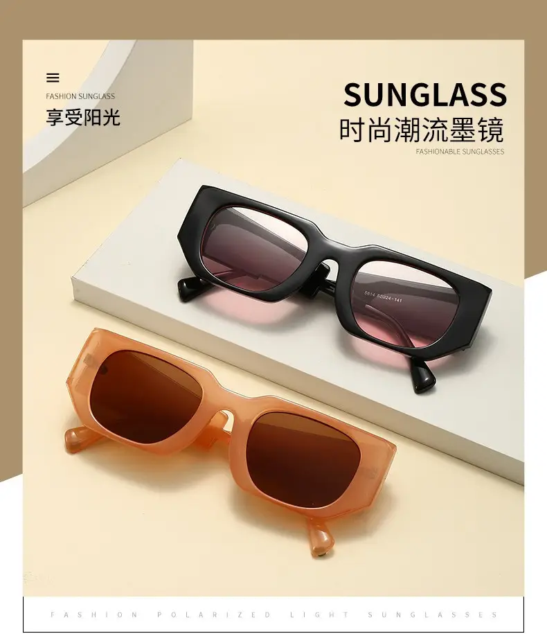 New Cross-Border Square Sunglasses Female European American Ins — feature 3