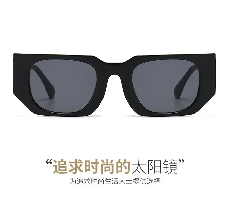 New Cross-Border Square Sunglasses Female European American Ins — feature 4