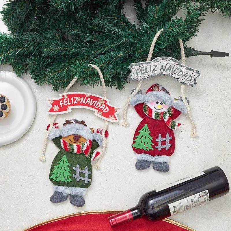 New Christmas Doll Snowman Hanging Ornament