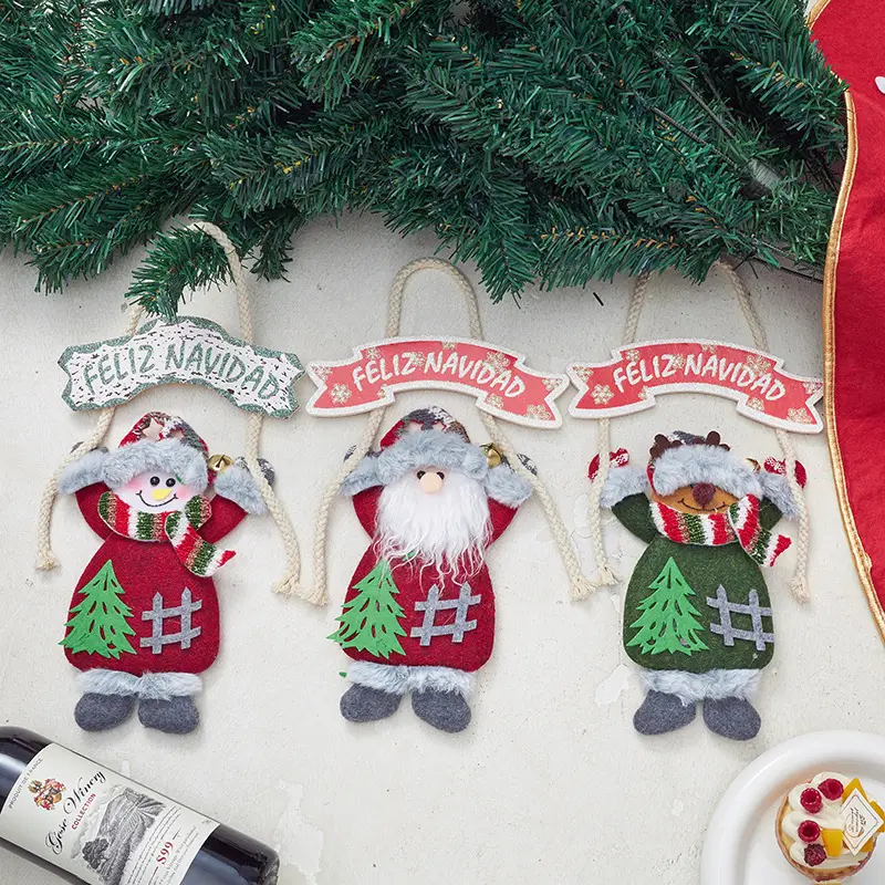 New Christmas Doll Snowman Hanging Ornament — feature 1