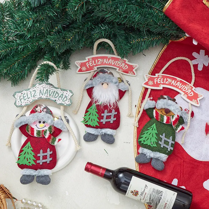 New Christmas Doll Snowman Hanging Ornament — feature 2