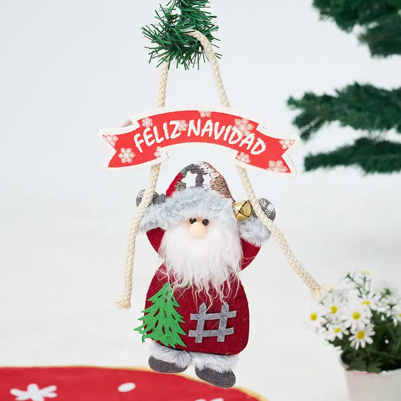 New Christmas Doll Snowman Hanging Ornament — feature 3
