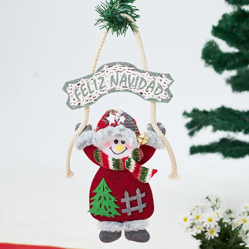 New Christmas Doll Snowman Hanging Ornament — feature 4