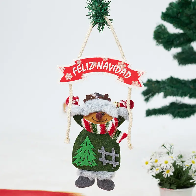 New Christmas Doll Snowman Hanging Ornament — feature 5
