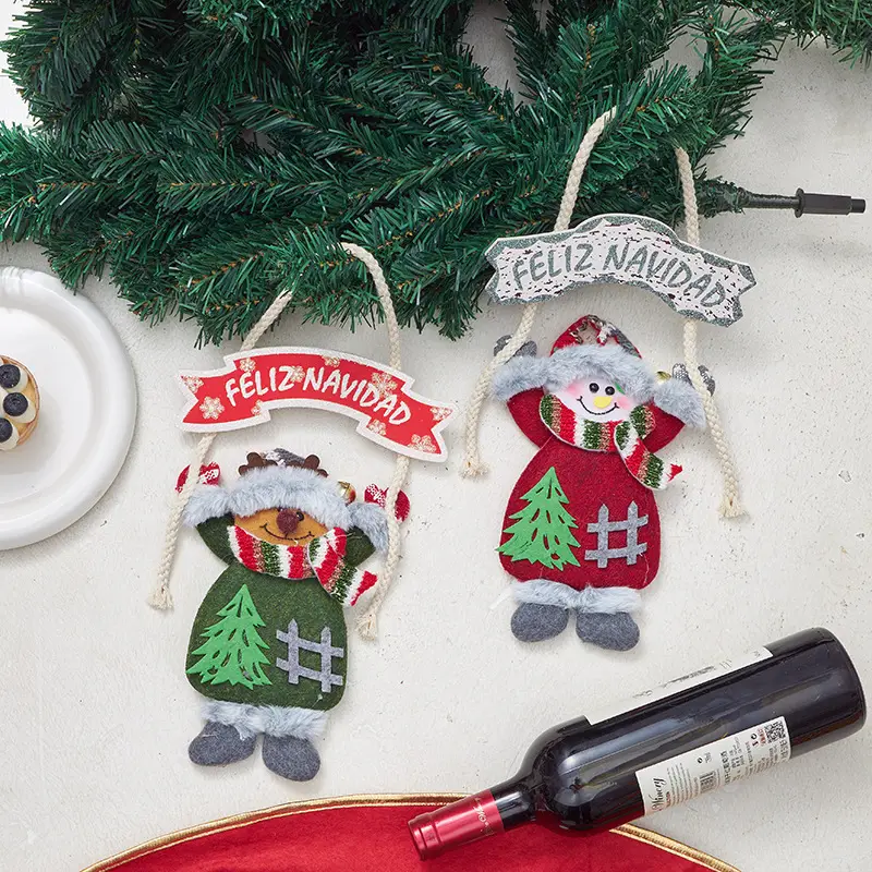 New Christmas Doll Snowman Hanging Ornament — feature 6