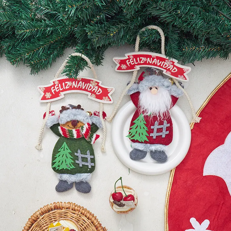 New Christmas Doll Snowman Hanging Ornament — feature 7