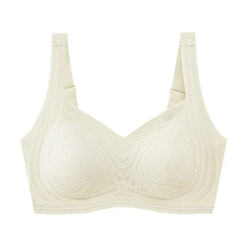 2024 Lace Underwear Women White Anti-Sagging Back Traceless - Image 3