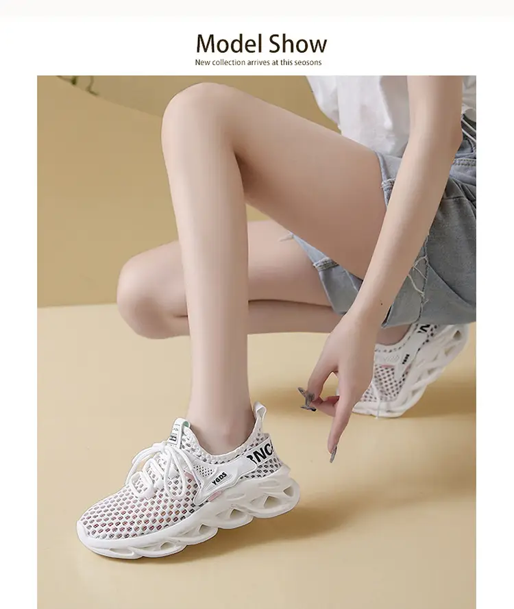 Women's Shoes 2024 New Summer Breathable Lightweight Mesh Shoes Thick Sole Increased Wear-Resistant Sports Casual Shoes Trendy Shoes for Women — feature 13