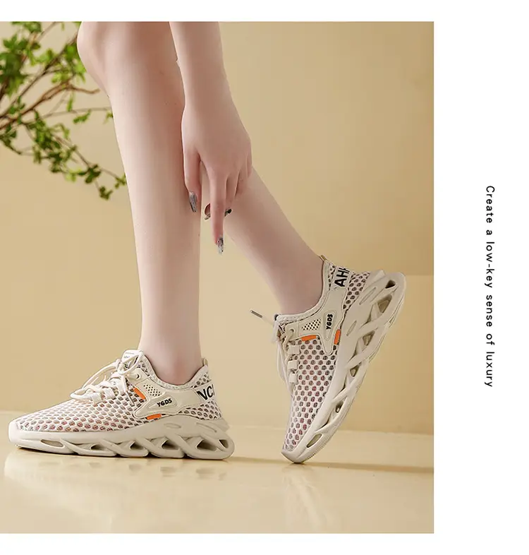 Women's Shoes 2024 New Summer Breathable Lightweight Mesh Shoes Thick Sole Increased Wear-Resistant Sports Casual Shoes Trendy Shoes for Women — feature 18