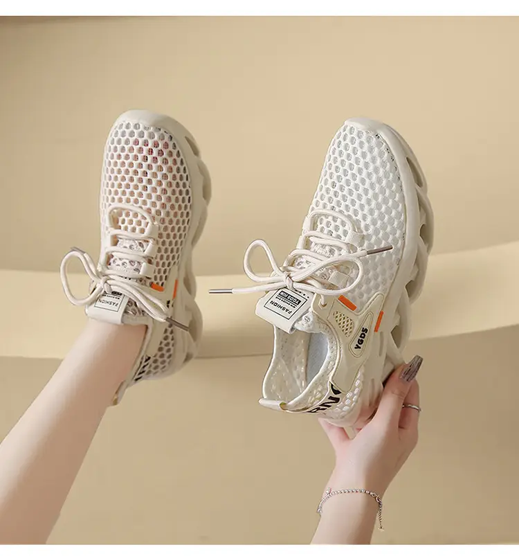 Women's Shoes 2024 New Summer Breathable Lightweight Mesh Shoes Thick Sole Increased Wear-Resistant Sports Casual Shoes Trendy Shoes for Women — feature 19